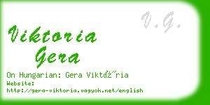 viktoria gera business card